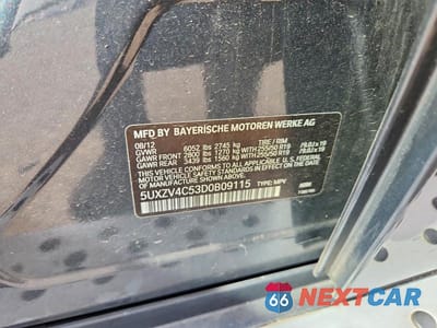 Zdjęcie 12 z 12 samochodu: 2013 BMW X5 XDRIVE35I VIN:5UXZV4C53D0B09115 - miniatura