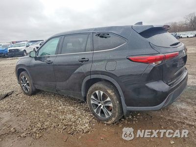Drugie zdjęcie samochodu z przodu: 2021 TOYOTA HIGHLANDER XLE VIN:5TDGZRBH6MS543349 - miniatura