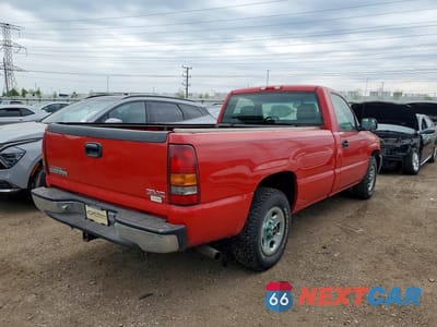 Trzecie zdjęcie samochodu z tyłu: 2003 GMC NEW SIERRA C1500 VIN:1GTEC14X13Z352319 - miniatura