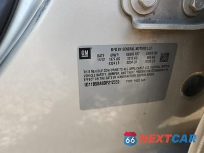 Zdjęcie 12 z 12 samochodu: 2013 CHEVROLET MALIBU LS VIN:1G11B5SA8DF212559 - miniatura