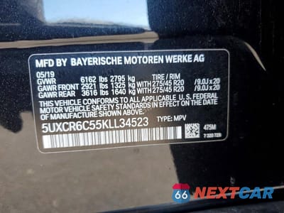 Zdjęcie 13 z 13 samochodu: 2019 BMW X5 XDRIVE40I VIN:5UXCR6C55KLL34523 - miniatura