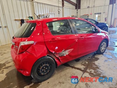 Trzecie zdjęcie samochodu z tyłu: 2014 TOYOTA YARIS 5-DOOR LE VIN:JTDKTUD39ED589321 - miniatura
