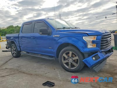 Czwarte zdjęcie samochodu z boku: 2017 FORD F150 SUPERCREW VIN:1FTEW1CP6HFB06397 - miniatura