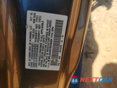 Zdjęcie 13 z 13 samochodu: 2015 HONDA ODYSSEY EX VIN:5FNRL5H46FB056604 - miniatura