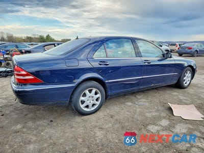 Trzecie zdjęcie samochodu z tyłu: 2002 MERCEDES-BENZ S 430 VIN:WDBNG70J22A314134 - miniatura