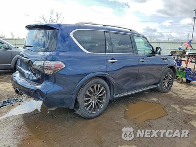 Trzecie zdjęcie samochodu z tyłu: 2017 INFINITI QX80 LIMITED VIN:JN8AZ2NE9H9160917 - miniatura