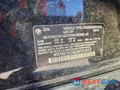 Zdjęcie 13 z 13 samochodu: 2016 BMW 320 XI VIN:WBA8E5G56GNT41612 - miniatura