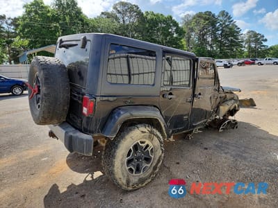 Trzecie zdjęcie samochodu z tyłu: 2014 JEEP WRANGLER UNLIMITED SAHARA VIN:1C4BJWEG9EL321555 - miniatura