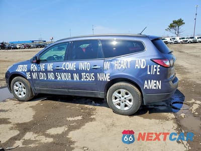 Drugie zdjęcie samochodu z przodu: 2014 CHEVROLET TRAVERSE LS VIN:1GNKVFKD8EJ260216 - miniatura