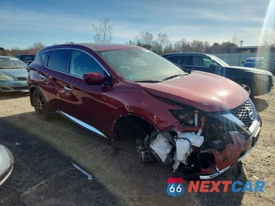 Czwarte zdjęcie samochodu z boku: 2022 NISSAN MURANO SL VIN:5N1AZ2CS0NC114990 - miniatura