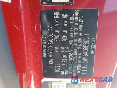 Zdjęcie 12 z 12 samochodu: 2021 KIA FORTE LXS VIN:3KPF24AD6ME387681 - miniatura