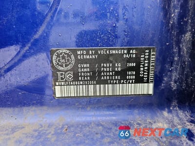 Zdjęcie 12 z 12 samochodu: 2016 VOLKSWAGEN GOLF R VIN:WVWLF7AU8GW292056 - miniatura