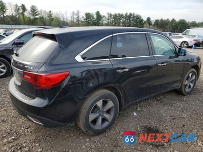 Trzecie zdjęcie samochodu z tyłu: 2016 ACURA MDX VIN:5FRYD3H22GB008416 - miniatura
