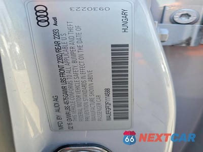 Zdjęcie 12 z 12 samochodu: 2015 AUDI A3 PREMIUM PLUS VIN:WAUEFGFF2F1114588 - miniatura