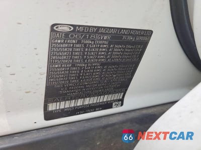 Zdjęcie 13 z 13 samochodu: 2018 LNDR DISCOVERY HSE LUXURY VIN:SALRT2RV2JA075358 - miniatura