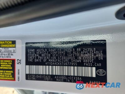 Zdjęcie 12 z 12 samochodu: 2026 TOYOTA CAMRY SE VIN:4T1DAACKXTU677955 - miniatura