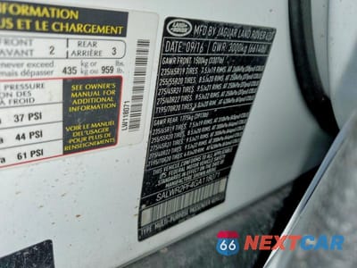 Zdjęcie 13 z 13 samochodu: 2016 LAND ROVER RANGE ROVER SPORT HSE VIN:SALWR2PF4GA118071 - miniatura