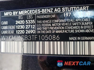 Zdjęcie 12 z 12 samochodu: 2026 MERCEDES-BENZ CLE AMG 53 4MATIC VIN:W1KMJ6CB3TF105086 - miniatura