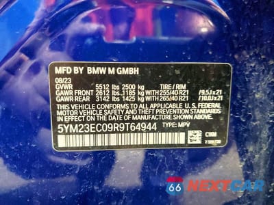 Zdjęcie 13 z 13 samochodu: 2024 BMW X4 M VIN:5YM23EC09R9T64944 - miniatura