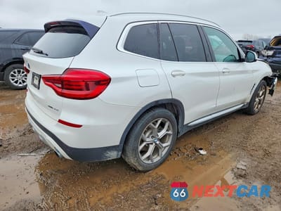 Trzecie zdjęcie samochodu z tyłu: 2020 BMW X3 XDRIVE30I VIN:5UXTY5C07LLT36261 - miniatura