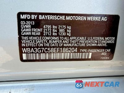 Zdjęcie 10 z 10 samochodu: 2014 BMW 328 XI VIN:WBA3G7C58EF186204 - miniatura