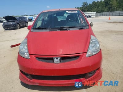 Piąte zdjęcie samochodu w środku: 2008 HONDA FIT SPORT VIN:JHMGD38628S059255 - miniatura