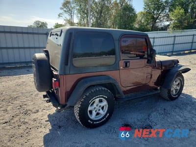 Trzecie zdjęcie samochodu z tyłu: 2004 JEEP WRANGLER X VIN:1J4FA39S14P702851 - miniatura