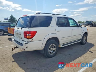 Trzecie zdjęcie samochodu z tyłu: 2004 TOYOTA SEQUOIA LIMITED VIN:5TDBT48A94S221135 - miniatura