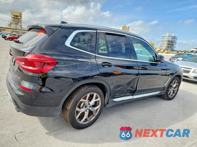 Trzecie zdjęcie samochodu z tyłu: 2021 BMW X3 SDRIVE30I VIN:5UXTY3C08M9H96793 - miniatura