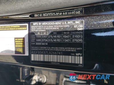 Zdjęcie 13 z 13 samochodu: 2020 MERCEDES-BENZ GLE 450 4MATIC VIN:4JGFB5KB7LA266741 - miniatura