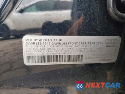 Zdjęcie 12 z 12 samochodu: 2011 AUDI A6 PRESTIGE VIN:WAUKGAFB1BN043770 - miniatura