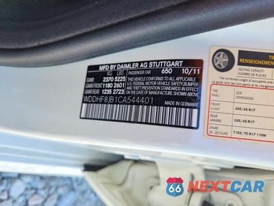 Zdjęcie 12 z 12 samochodu: 2012 MERCEDES-BENZ E 350 4MATIC VIN:WDDHF8JB1CA544401 - miniatura