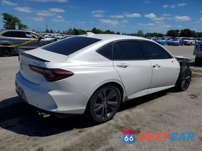 Trzecie zdjęcie samochodu z tyłu: 2022 ACURA TLX TECH A VIN:19UUB5F56NA003144 - miniatura