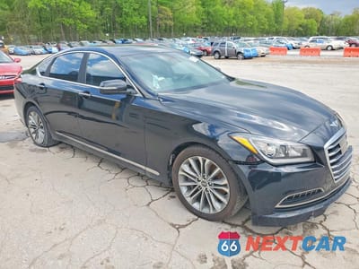 Czwarte zdjęcie samochodu z boku: 2017 GENESIS G80 3.8 VIN:KMHGN4JE6HU205663 - miniatura