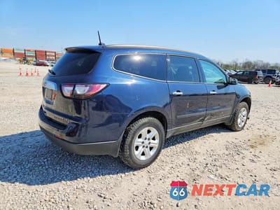 Trzecie zdjęcie samochodu z tyłu: 2016 CHEVROLET TRAVERSE LS VIN:1GNKRFED4GJ103432 - miniatura