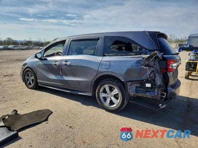 Drugie zdjęcie samochodu z przodu: 2019 HONDA ODYSSEY EXL VIN:5FNRL6H74KB068762 - miniatura