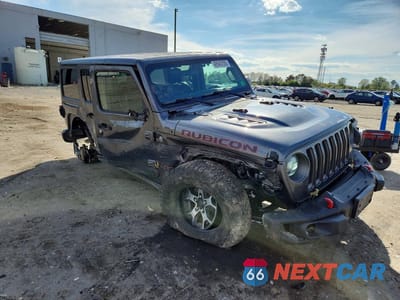 Czwarte zdjęcie samochodu z boku: 2019 JEEP WRANGLER UNLIMITED RUBICON VIN:1C4HJXFG4KW634246 - miniatura