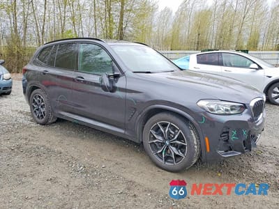 Czwarte zdjęcie samochodu z boku: 2024 BMW X3 M40I VIN:5UX83DP04R9W90415 - miniatura