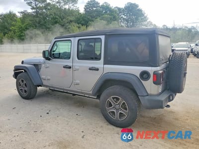 Drugie zdjęcie samochodu z przodu: 2018 JEEP WRANGLER UNLIMITED SPORT VIN:1C4HJXDG4JW277118 - miniatura