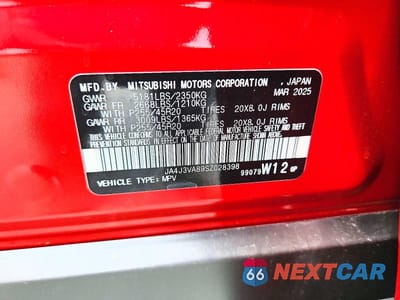 Zdjęcie 14 z 14 samochodu: 2025 MITSUBISHI OUTLANDER SE VIN:JA4J3VA89SZ028398 - miniatura