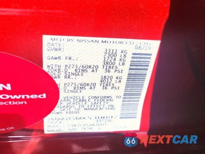 Zdjęcie 12 z 12 samochodu: 2019 NISSAN TITAN SL VIN:1N6AA1E56KN530097 - miniatura