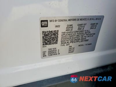 Zdjęcie 13 z 13 samochodu: 2023 GMC TERRAIN SLT VIN:3GKALPEG7PL107560 - miniatura