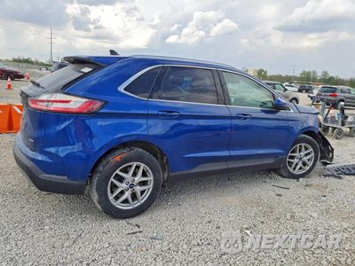 Trzecie zdjęcie samochodu z tyłu: 2021 FORD EDGE SEL VIN:2FMPK4J94MBA43057 - miniatura