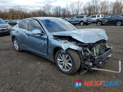 Czwarte zdjęcie samochodu z boku: 2017 INFINITI Q50 3.0T PREMIUM VIN:JN1EV7AR5HM834897 - miniatura