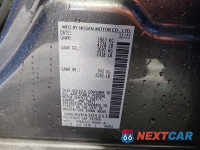 Zdjęcie 12 z 12 samochodu: 2026 NISSAN ALTIMA SV VIN:1N4BL4DV8TN305353 - miniatura