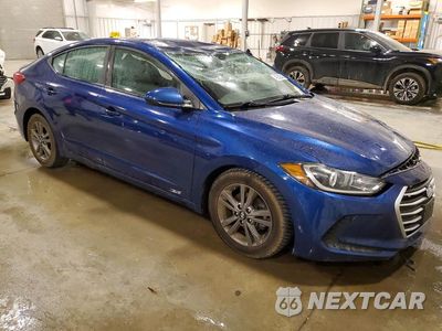 Czwarte zdjęcie samochodu z boku: 2018 HYUNDAI ELANTRA SEL VIN:5NPD84LF4JH341651 - miniatura