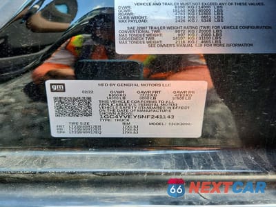 Zdjęcie 10 z 10 samochodu: 2022 CHEVROLET SILVERADO VIN:1GC4YVEY5NF241143 - miniatura