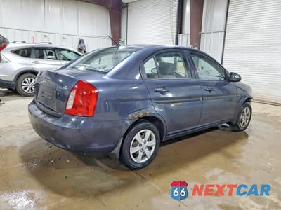 Trzecie zdjęcie samochodu z tyłu: 2009 HYUNDAI ACCENT GLS VIN:KMHCM46C49U293509 - miniatura
