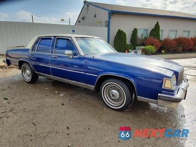 Czwarte zdjęcie samochodu z boku: 1984 BUICK LESABRE CUSTOM VIN:1G4AN69Y5EH927632 - miniatura