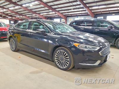 Czwarte zdjęcie samochodu z boku: 2018 FORD FUSION SE VIN:3FA6P0T9XJR118533 - miniatura
